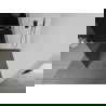 Mexen Kioto Walk-in Shower Panel 110 x 200 cm, Graphite 8 mm, Gun Metal - 800-110-101-95-40