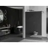 Mexen Kioto Walk-in Shower Screen 100 x 200 cm, Mirror 8 mm, Gun Metal - 800-100-101-95-50