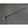 Mexen Kioto Walk-in Shower Wall 120 x 200 cm, Frosted 8 mm, Gun Gray Brushed - 800-120-101-66-30