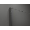 Mexen Kioto Walk-in Shower Wall 120 x 200 cm, Frosted 8 mm, Gun Gray Brushed - 800-120-101-66-30