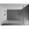 Mexen Kioto Walk-in Shower Wall 80 x 200 cm, Frosted 8 mm, Brushed Copper - 800-080-101-65-30