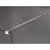 Mexen Kioto Walk-in Shower Wall 100 x 200 cm, Frosted 8 mm, Brushed Nickel - 800-100-101-97-30