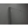 Mexen Kioto Walk-in Shower Screen 100 x 200 cm, Mirror 8 mm, Gun Metal - 800-100-101-95-50