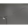 Mexen Kioto Walk-in Shower Wall 100 x 200 cm, Transparent/Frosted 8 mm, Chrome - 800-100-101-01-35