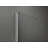 Mexen Kioto Walk-in Shower Wall 110 x 200 cm, Graphite 8 mm, Chrome - 800-110-101-01-40
