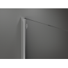 Mexen Kioto shower screen 90 x 200 cm, ribbed 8 mm, Chrome - 800-090-101-01-09