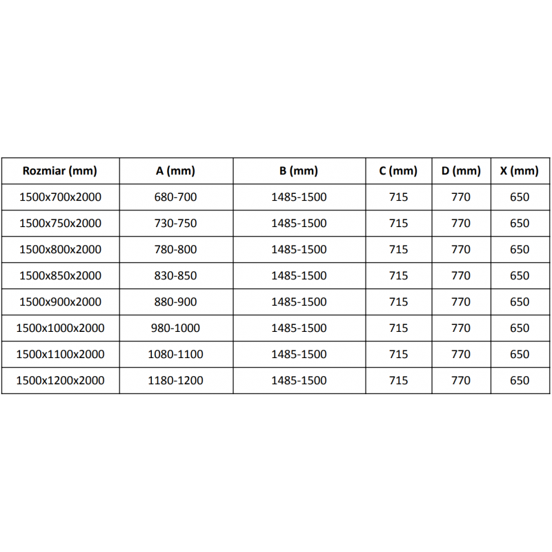 Mexen Velar sliding shower cabin 150 x 80 cm, graphite, rose gold - 871-150-080-41-60