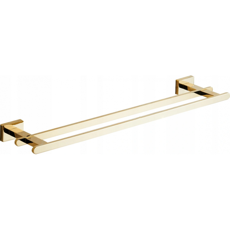 Mexen Arno double towel rail, gold - 7020725-50