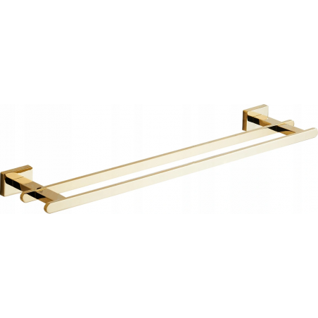 Mexen Arno double towel rack, gold - 7020725-50