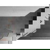 Mexen Kioto L Curved Shower Wall Walk-in 100 x 200 cm, Transparent, Brushed Copper - 800-100-103-65-06