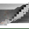 Mexen Kioto L Curved Shower Wall Walk-in 100 x 200 cm, Transparent, Rose Gold - 800-100-103-60-06