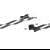 Mexen Arno double towel rack, Black - 7020725-70