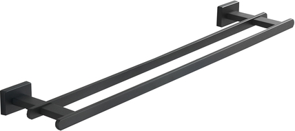 Mexen Arno double towel rack, Black - 7020725-70