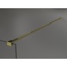 Mexen Kioto Walk-in Shower Wall 130 x 200 cm, Transparent/Frosted 8 mm, Gold - 800-130-101-50-35