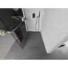 Mexen Kioto+ shower panel with shelf Walk-in 130 x 200 cm, transparent, gun metal - 800-130-121-95-00