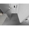 Mexen Kioto+ shower wall with shelf Walk-in 70 x 200 cm, frost, gun gray brushed - 800-070-121-66-30