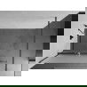 Mexen Kioto+ Walk-in Shower Screen with Shelf 110 x 200 cm, Frosted, Gun Metal - 800-110-121-95-30