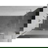 Mexen Kioto+ shower wall with shelf Walk-in 130 x 200 cm, frosted, brushed nickel - 800-130-121-97-30