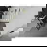 Mexen Kioto+ shower wall with a Walk-in shelf 90 x 200 cm, black pattern, brushed gold - 800-090-121-55-70