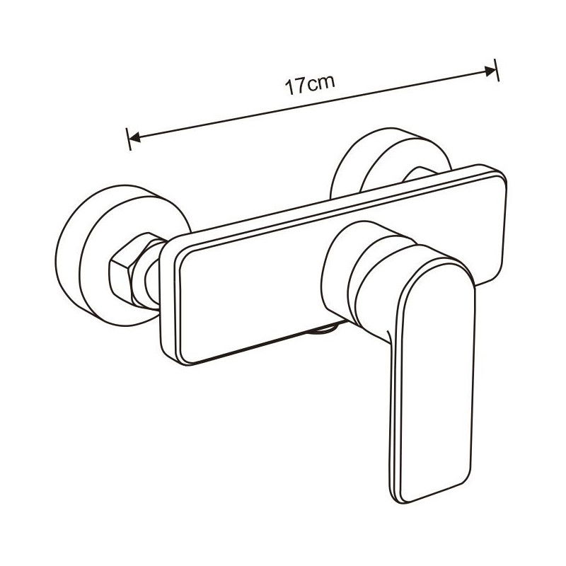 Mexen Cetus shower tap, gold - 744340-50