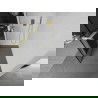 Mexen Kioto+ Walk-in Shower Wall with Shelf 90 x 200 cm, Black Pattern, Brushed Gold - 800-090-121-55-78