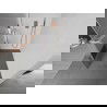Mexen Kioto+ Shower Panel with Walk-in Shelf 140 x 200 cm, Transparent/Frosted, Brushed Copper - 800-140-121-65-35