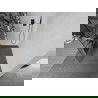 Mexen Kioto+ Walk-in Shower Wall with Shelf 120 x 200 cm, White Pattern, Gun Gray Brushed - 800-120-121-66-85