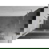 Mexen Kioto+ Walk-in Shower Screen with Shelf 100 x 200 cm, Transparent/Frosted, Brushed Nickel - 800-100-121-97-35