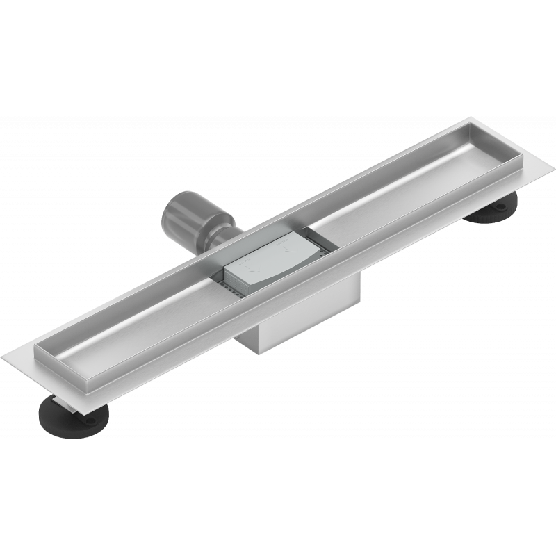 Mexen Flat linear drain body 50 cm, inox - 1015050
