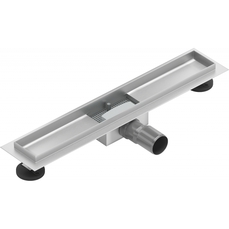 Mexen Flat linear drain body 60 cm, Chrome - 1015060