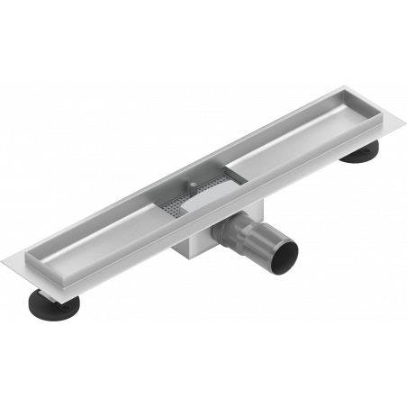 Mexen Flat linear drain body 60 cm, Chrome - 1015060