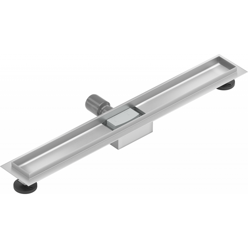 Mexen Flat linear drain body 70 cm, inox - 1015070