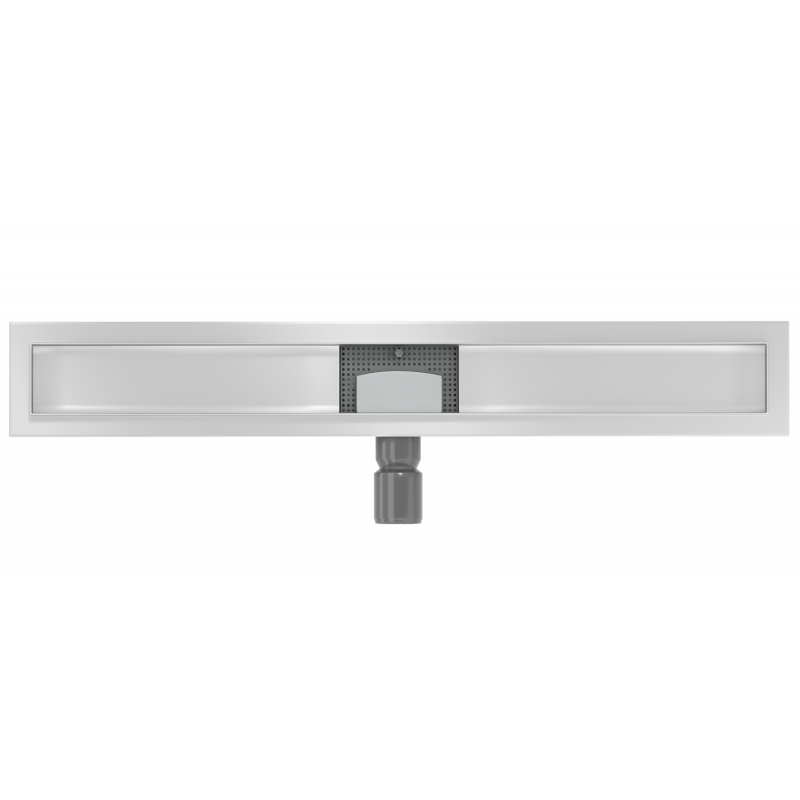 Mexen Flat linear drain body 80 cm, inox - 1015080