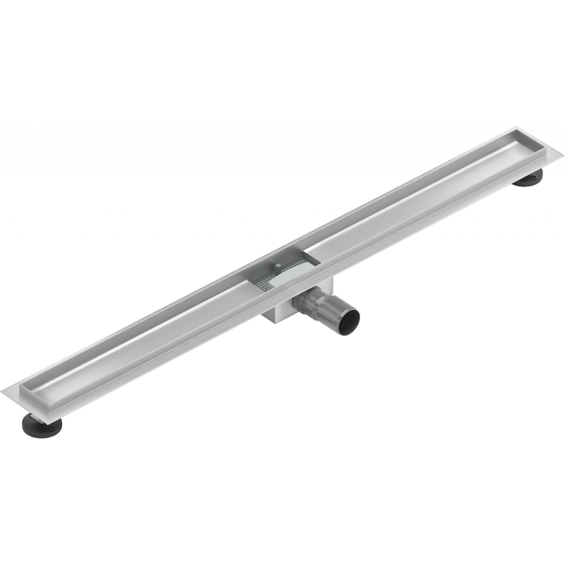 Mexen Flat linear drain body 90 cm, inox - 1015090
