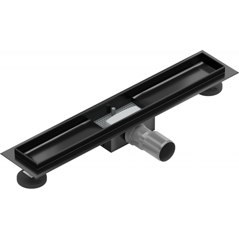Mexen Flat body for linear drain 50 cm, black - 1715050