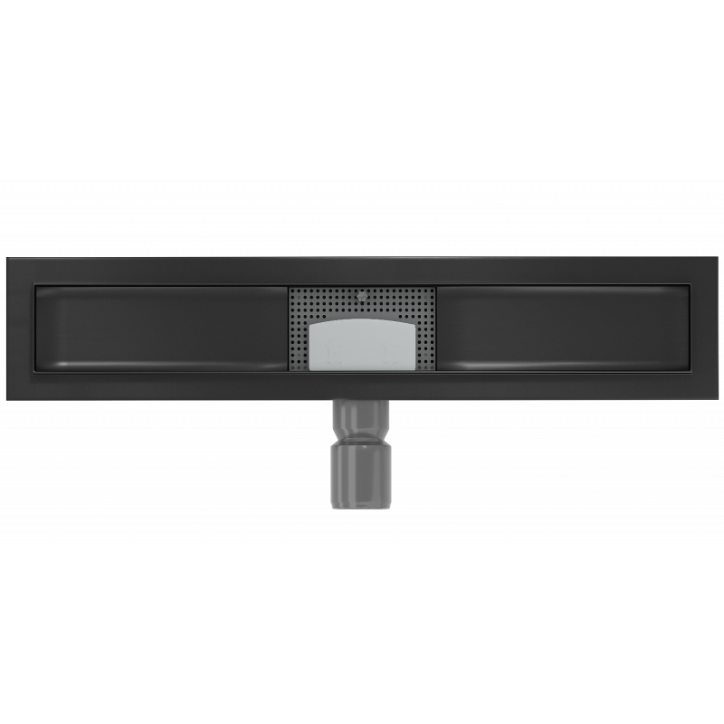 Mexen Flat linear drain body 50 cm, black - 1715050