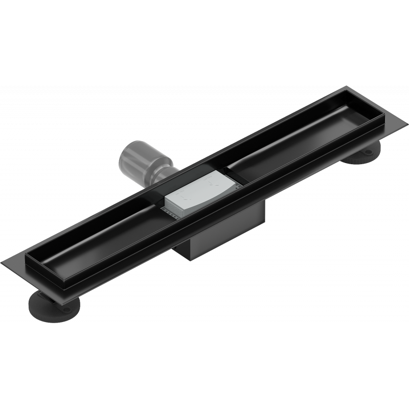 Mexen Flat body for linear drain 60 cm, black - 1715060