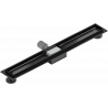 Mexen Flat linear drain body 70 cm, Black - 1715070