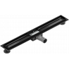 Mexen Flat linear drain body 80 cm, Black - 1715080