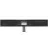 Mexen Flat linear drain body 80 cm, Black - 1715080