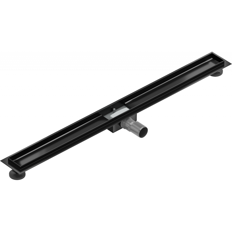 Mexen Flat linear drain body 90 cm, Black - 1715090