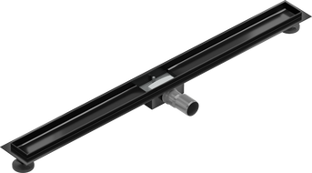 Mexen Flat linear drain body 90 cm, Black - 1715090