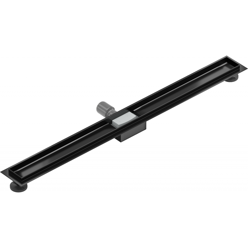 Mexen Flat body for linear drain 100 cm, black - 1715100