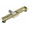 Mexen Flat linear drain body 60 cm, Gold - 1515060