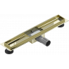 Mexen Flat linear drain body 60 cm, Gold - 1515060