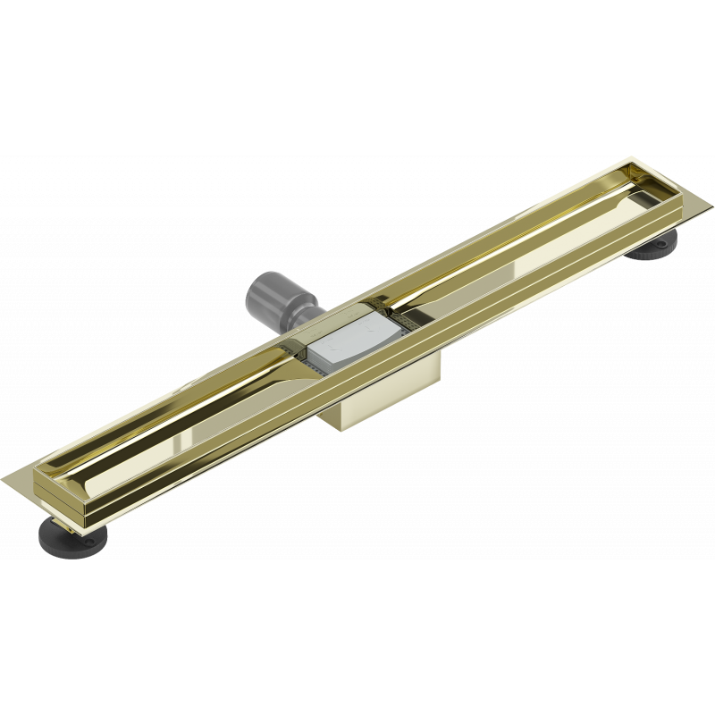 Mexen Flat body for linear drain 70 cm, gold - 1515070