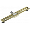 Mexen Flat linear drain body 80 cm, Gold - 1515080