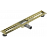 Mexen Flat body for linear drain 80 cm, gold - 1515080