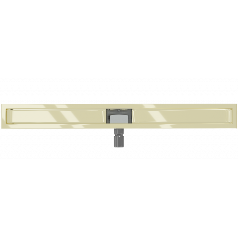 Mexen Flat linear drain body 90 cm, gold - 1515090