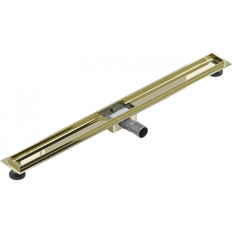 Mexen Flat linear drain body 100 cm, Gold - 1515100